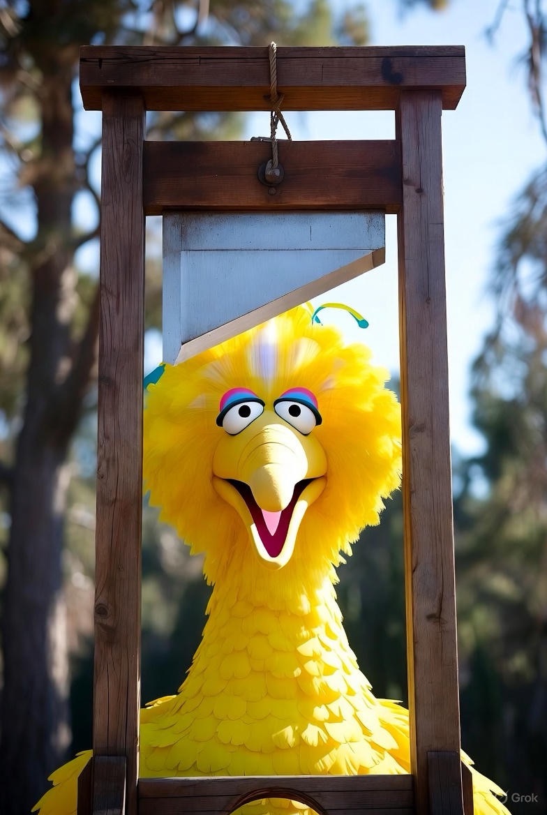 If You Had The Opportunity To Kill Big Bird Before He Was Born, Would You Do It?